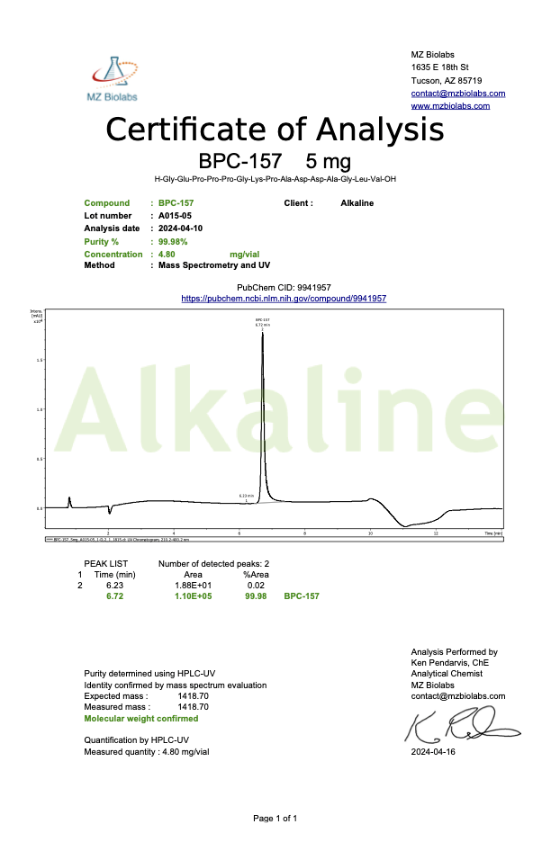 BPC157 5mg