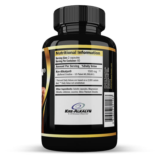 Kre-Alkalyn pH Buffered Creatine nutritional information